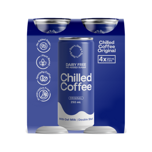 WS Chilled Coffee Original Carton 16x250 mL cans (4x 4 Packs)