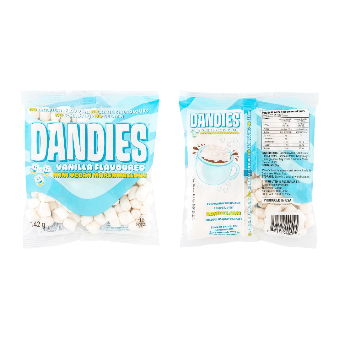 Dandies Vegan Vanilla Marshmallows Mini Size