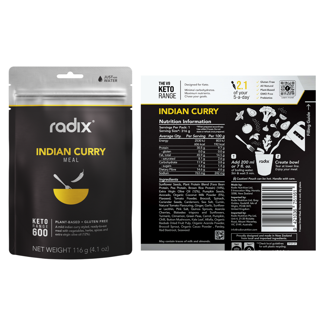 Radix Keto Meals (Multiple Flavours)